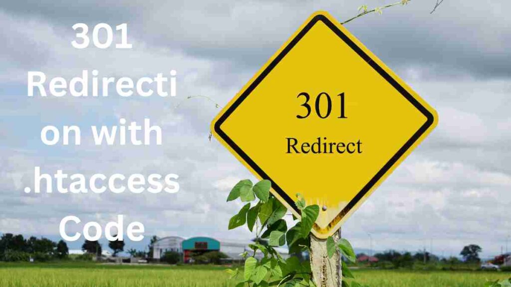 301 Redirection with .htaccess Code